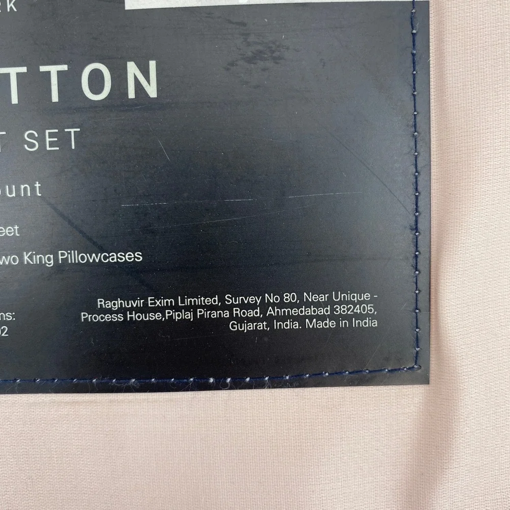 Rachel Zoe Sheet Set California King Blush Pink 600 TC Egyptian Cotton Neutral